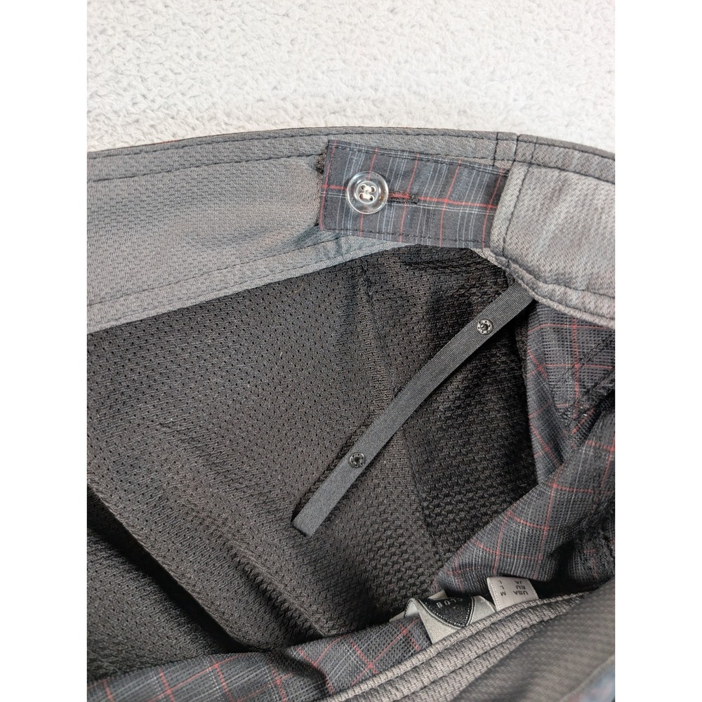 Club Ride Womens Plaid Cycling Shorts Grey Red‎ Size Medium B416-WSVN - Picture 6 of 10